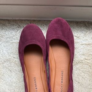 Lucky Brand Suede Flats 8